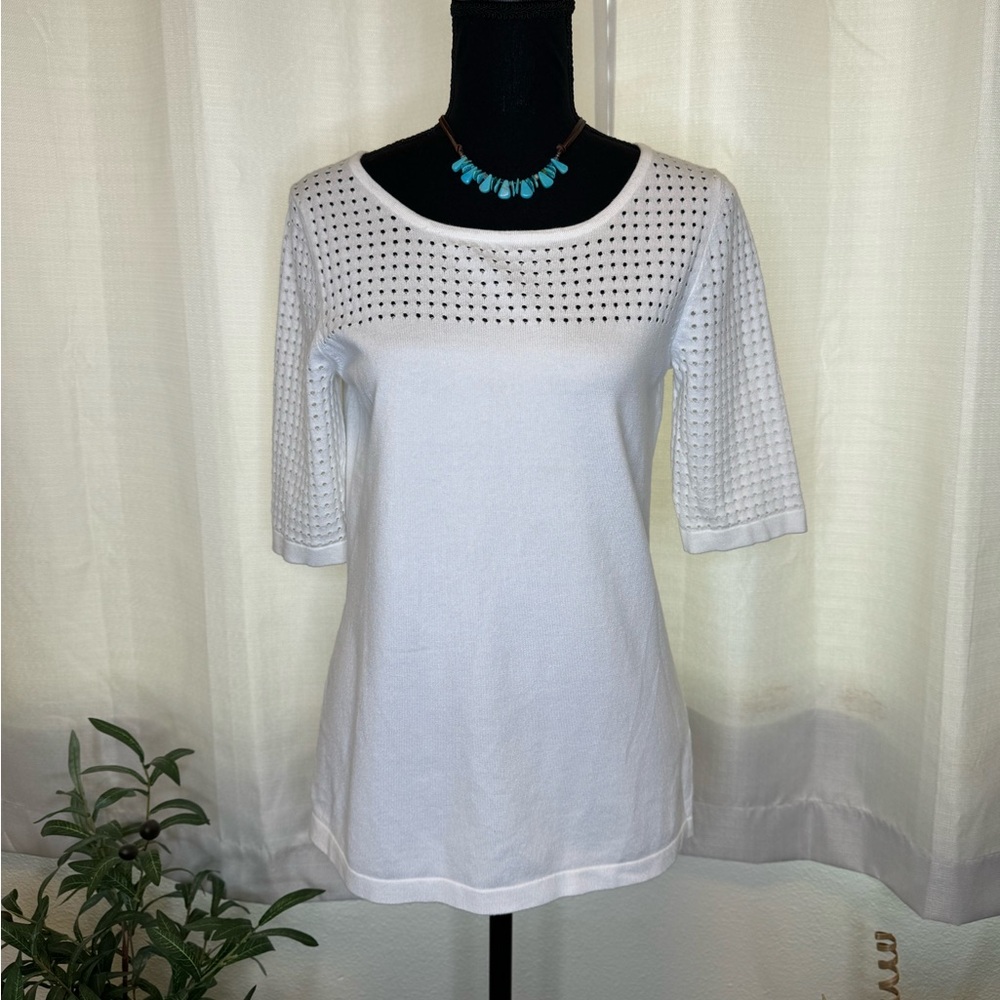 Cable and Gauge Women’s Top White Small